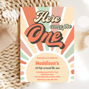 Invitation Voici Le One Sunshine 1er anniversaire