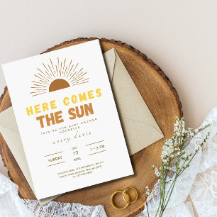 Invitation Voici l'Invitation de l'Baby shower de son fils