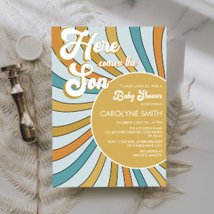 Invitation Voici L'Invitation Du Baby shower Son Sunshine