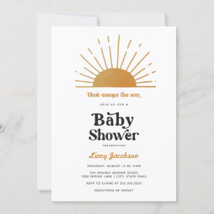 Invitation Voici L'Invitation Du Fils Baby shower
