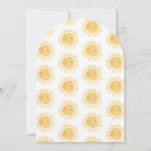 Invitation Voici que vient le fils Garçon mignon Baby Shower