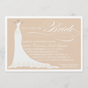 INVITATION VOICI VENIR L'INVITATION DE FÊTE DE LA MARIÉE DE