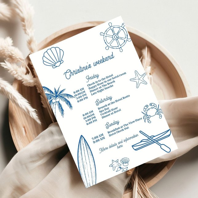 Invitation Voile Dernière Côtière Avant Le Voile Bachelorette (Créateur téléchargé)