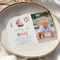 Voile Nautique Moderne En Un 1er Anniversaire