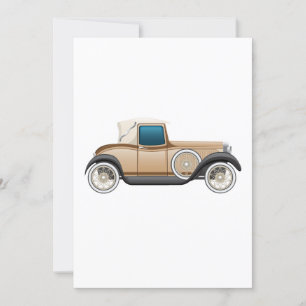Invitation Voiture Vintage