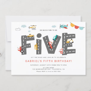 Invitation Voitures et Camions Transport urbain CINQUIÈME ann