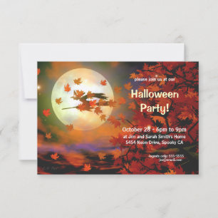 Invitation Vol Halloween Witch