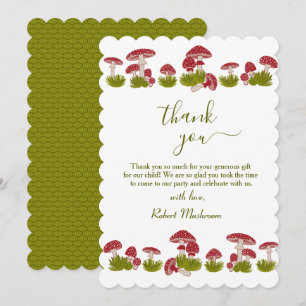 Invitation Voler Champignons Goblincore Garden Baby
