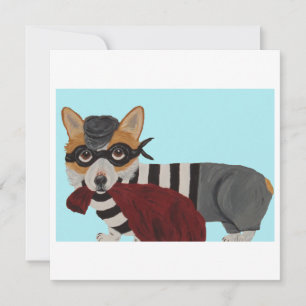 Invitation Voleur Corgi
