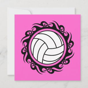 Invitation volley-ball tribal