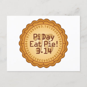 Invitation Vos Amis, Pi Day Party Carte postale