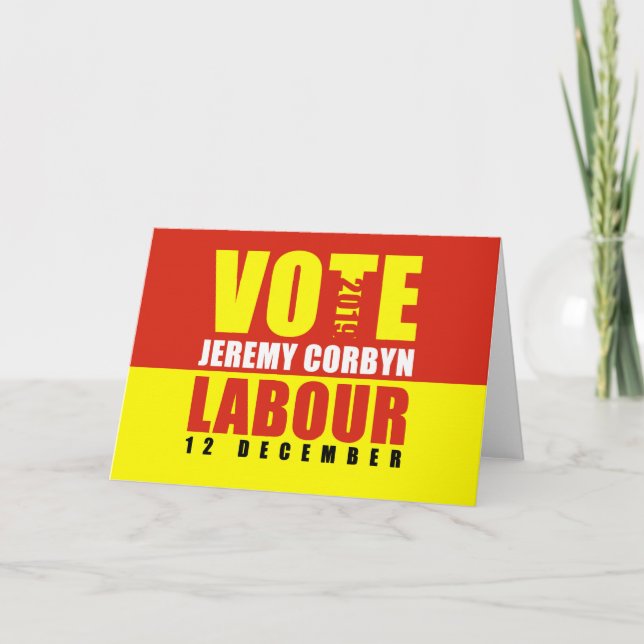 Invitation Vote Jeremy Corbyn Labour 2019 (Devant)