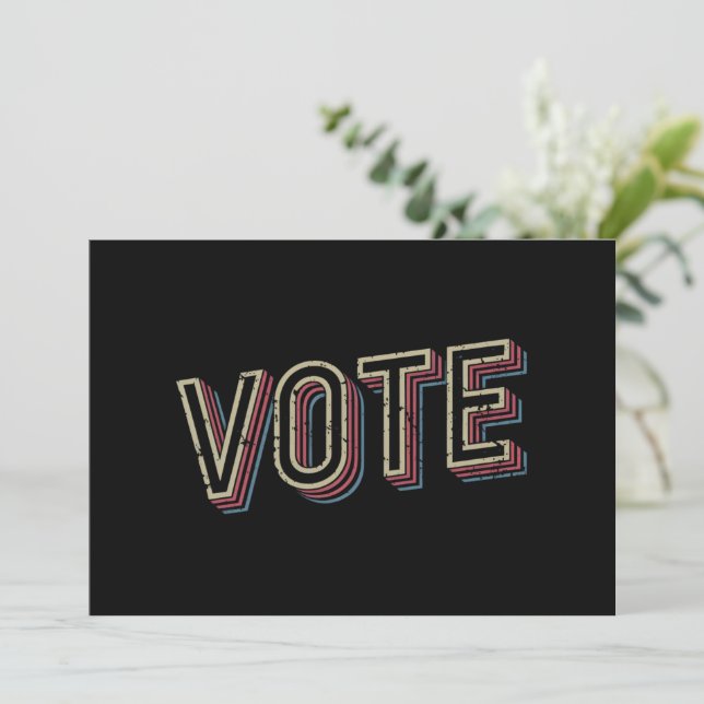 Invitation Vote Pro Choix Président Élection Féministe (Debout devant)