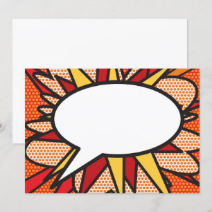 Invitation Votre Bulle de Texte de Message Amusant Livre de B