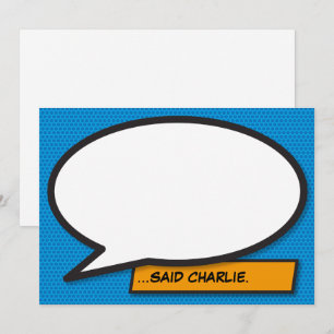 Invitation Votre Bulle de Texte de Message Amusant Rétro Band