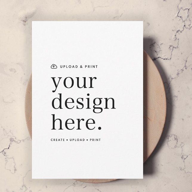 Invitation Votre maquette téléchargée 5" x 7" (Versatile invitation template for business, events, weddings, special occasions & more!)