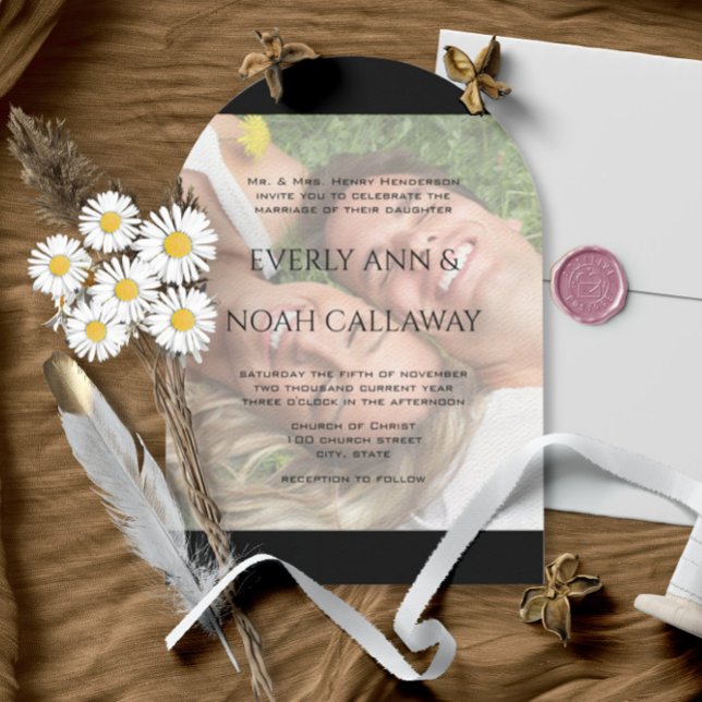 Invitation Votre Mariage photo Aujourd'hui j'épouse mon meill (Créateur téléchargé)