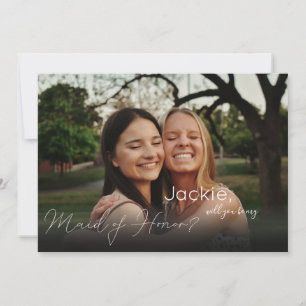 Invitation Votre photo vous servira d'un paysage d'honneur