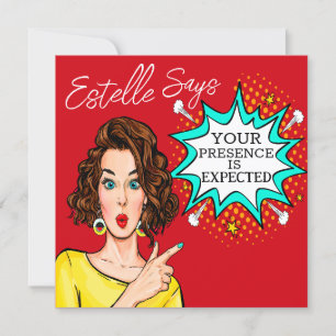 Invitation Votre présence est attendue