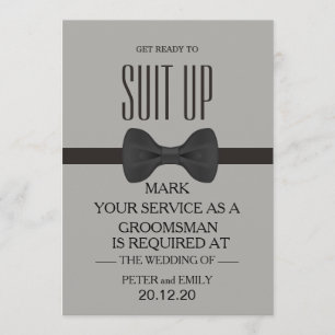 Invitation Votre service en tant que grand