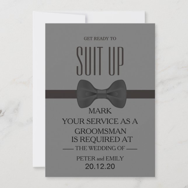 Invitation Votre service en tant qu'entreprise (Devant)
