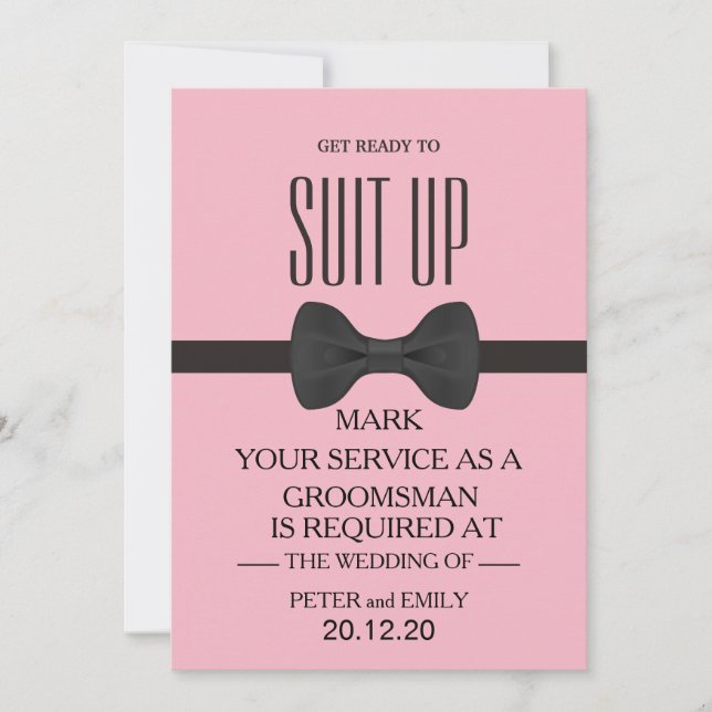 Invitation Votre service en tant qu'entreprise (Devant)
