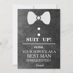 Invitation Votre service en tant qu'homme