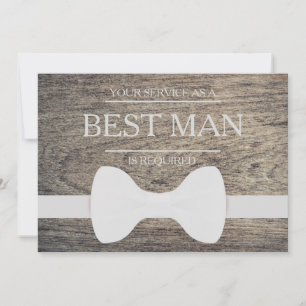 Invitation Votre service est demandé en tant que meilleur hom