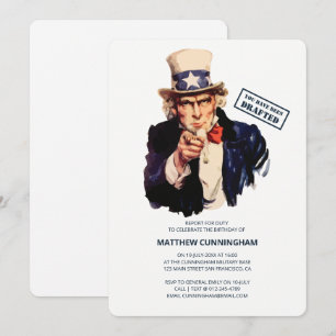 Invitation Vous Avez Été Rédigé ! Fête du B-Day