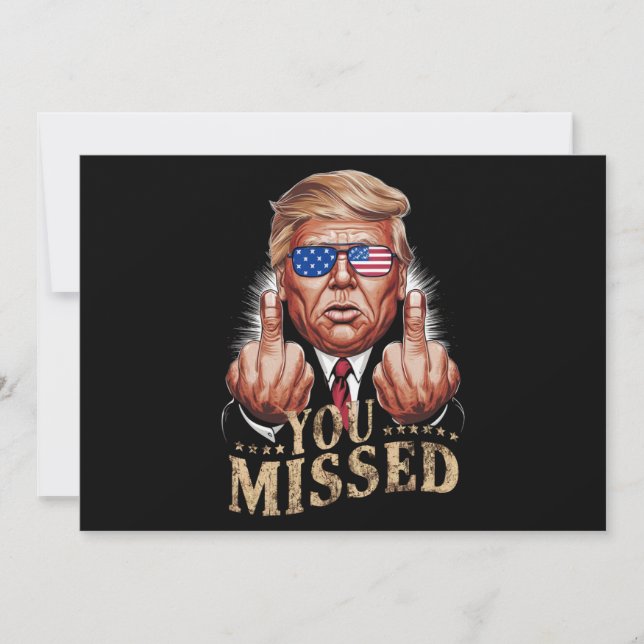 Invitation Vous avez manqué l'élection américaine de Donald T (Devant)