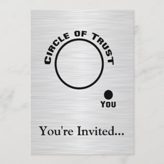 Invitation Vous en dehors du Cercle de Confiance