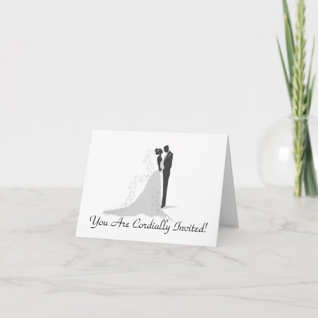 Invitation Vous êtes cordialement invités (Devant)