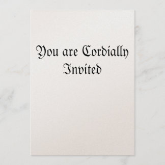 Invitation Vous êtes cordialement invités