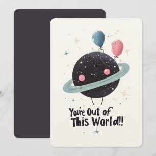 Invitation Vous êtes hors de ce monde ! Galaxies de l'espace