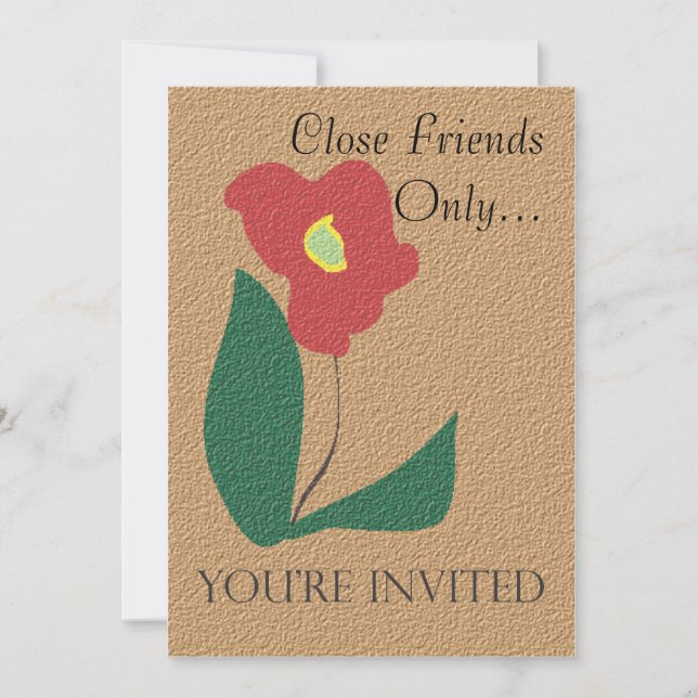 Invitation Vous êtes invité (Devant)