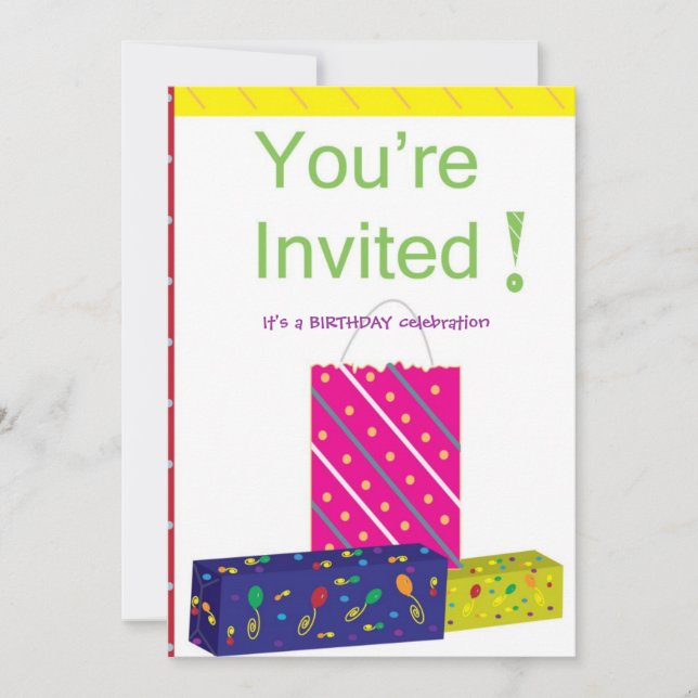Invitation Vous êtes invité (Devant)