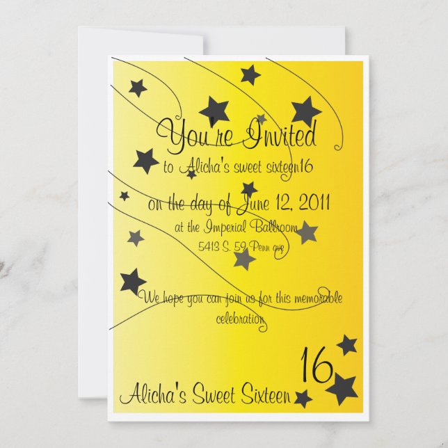 Invitation Vous êtes invité (Devant)