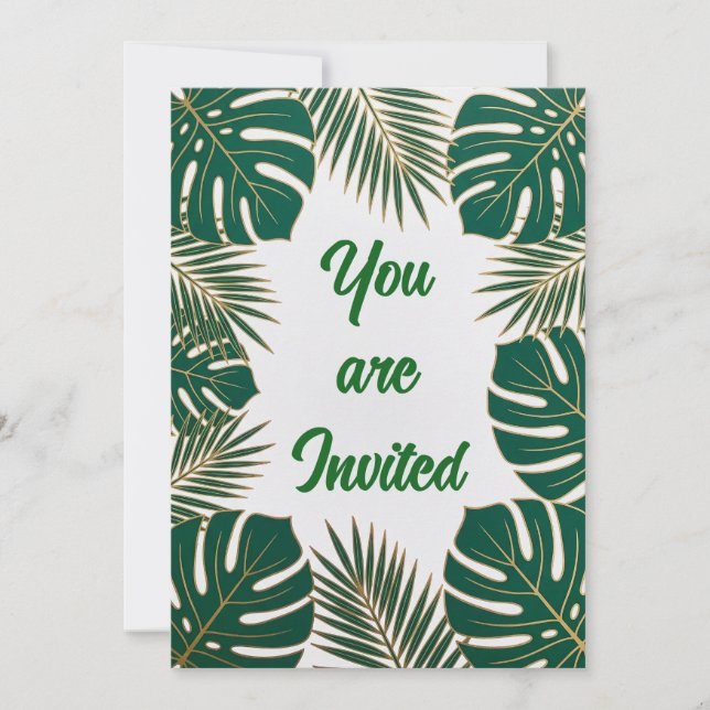 Invitation Vous êtes invité (Devant)
