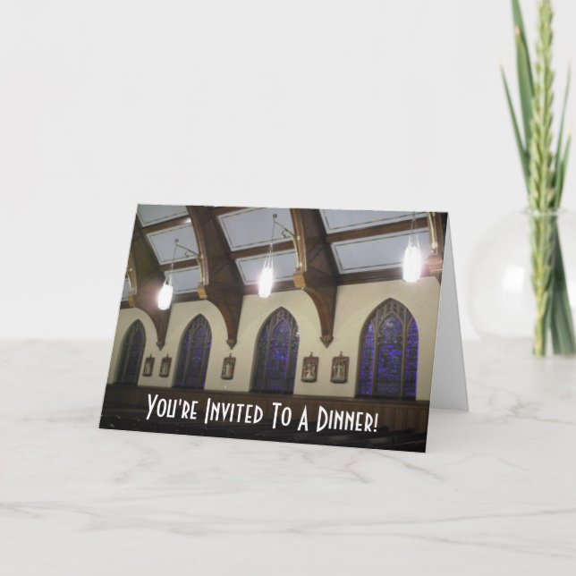 Invitation Vous êtes invité à un dîner ! (Devant)