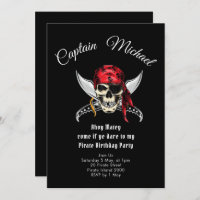 Vous êtes invité à une aventure pirate