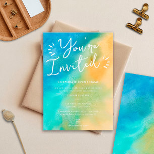 Invitation Vous êtes invité à une entreprise de peinture à l'