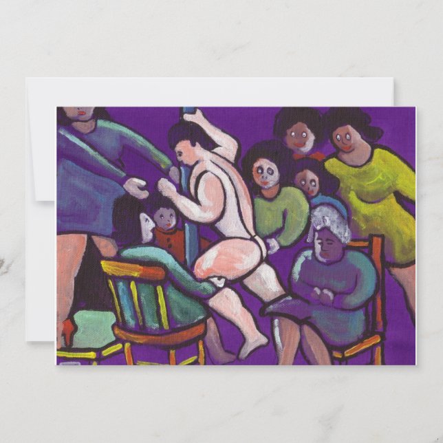 INVITATION VOUS ÊTES INVITÉ À UNE NUIT DE DAMES (Devant)