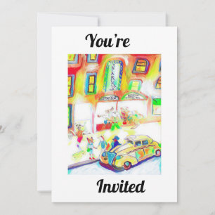 Invitation Vous êtes invité à une nuit en ville