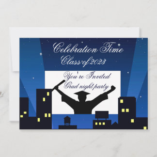 Invitation Vous êtes invité, Graduation party_