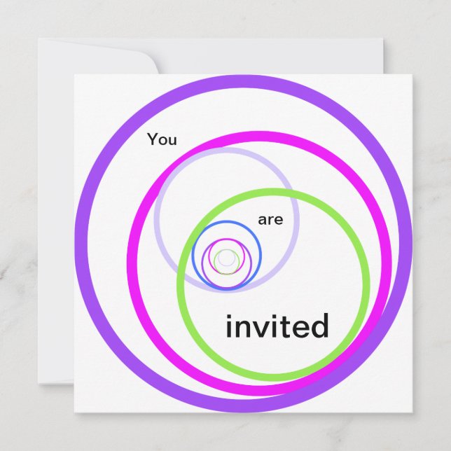 Invitation Vous êtes invités. Rejoignez-nous (Devant)