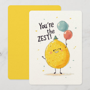 Invitation Vous êtes le ZEST !   Pressez pour faire sortir le
