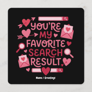 Invitation Vous êtes mon résultat de recherche favori romanti