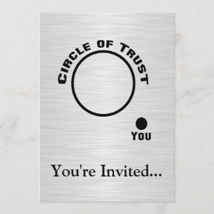 Invitation Vous hors du cercle de confiance