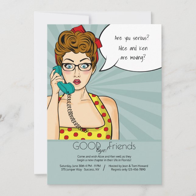 Invitation Vous ne dites pas l'invitation (Devant)