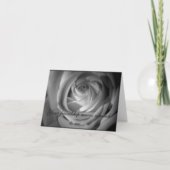 Invitation Vous serez ma domestique d'honneur BW vous êtes (Devant)